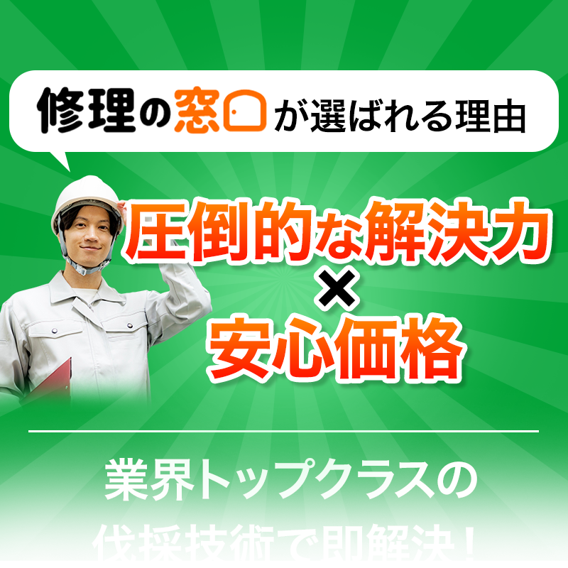 圧倒的な解決力×安心価格